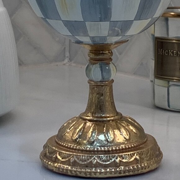 MacKenzie-Childs Touch of Pink Bunny Treasure Egg - Picture 15 of 16